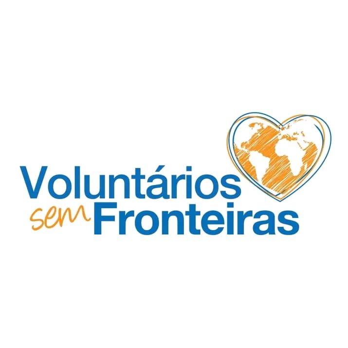 Logo da organização Voluntários Sem Fronteiras, parceira do Instituto
